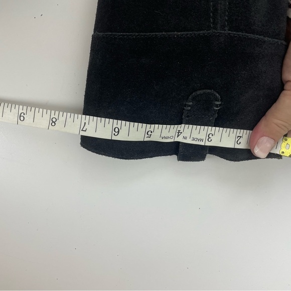 Dolce Vita DV Gray Suede Side Zip Heeled Boots size 6.5 M - Picture 14 of 17